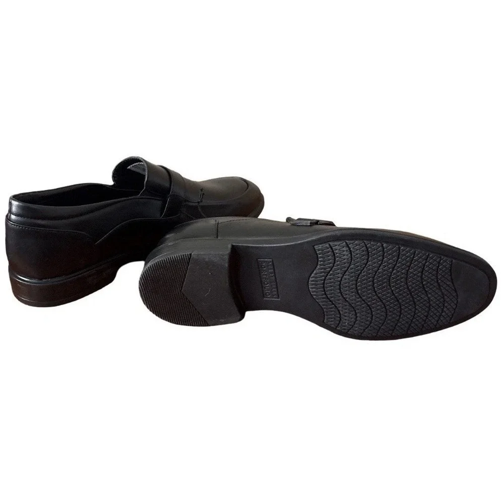 Perry Ellis Portfolio Drexler II RB Mens 10 Wide Dress Shoes Black PEJSN24203A-2